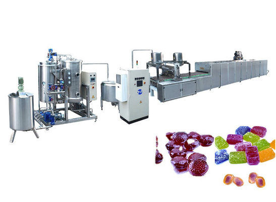 Peralatan Manufaktur Gummy Permen Kapasitas Kecil Otomatis pemasok