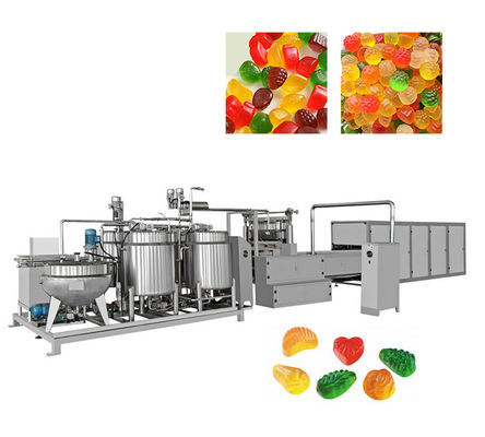 Peralatan Manufaktur Gummy Permen Kapasitas Kecil Otomatis pemasok