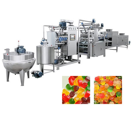 Peralatan Manufaktur Gummy Permen Kapasitas Kecil Otomatis pemasok