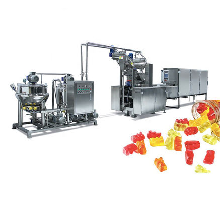 Lini produksi Gummy Candy Jelly Gummy Komersial pemasok