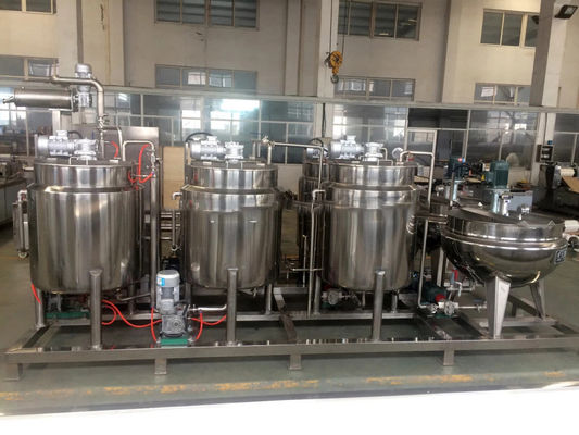 Minuman Pabrik Komersial Keras Jelly Menyimpan Garis Permen pemasok